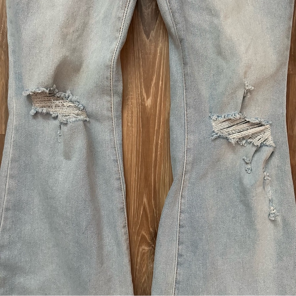 RE Generation Celebrity Pink Bootcut Flare Jeans Size 11 Autumn Wind Wash - Picture 3 of 12